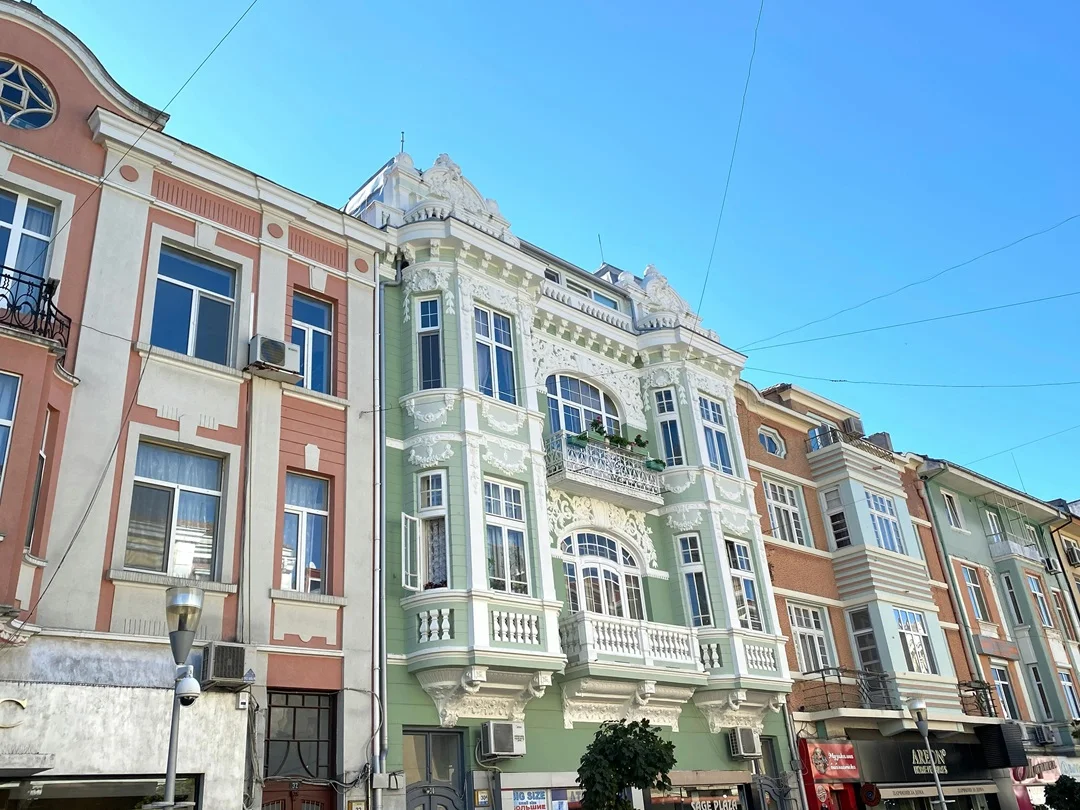 Image of a street in Varna Bulgaria